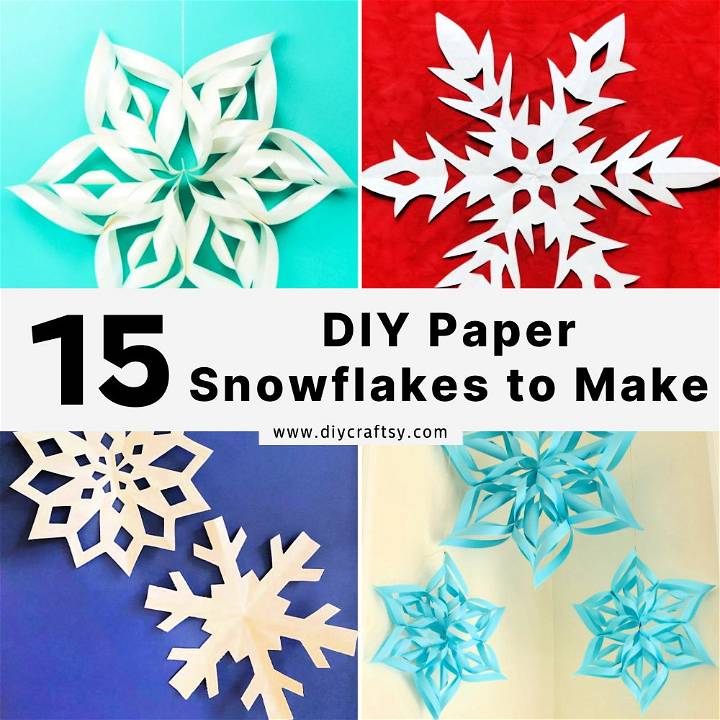 diy paper snowflakes