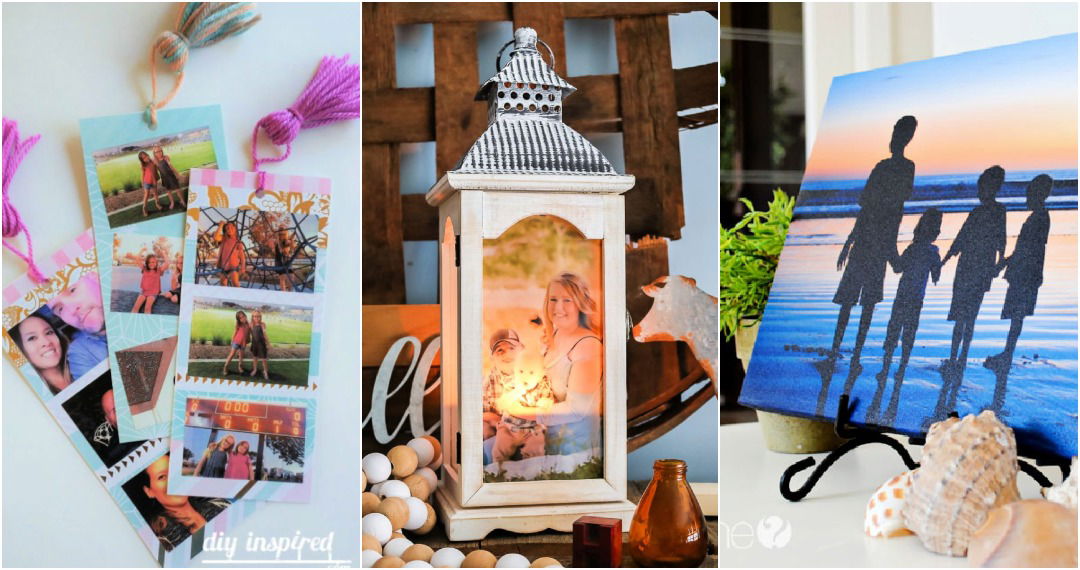 DIY Photo Gifts: 25 Homemade DIY Photo Gift Ideas