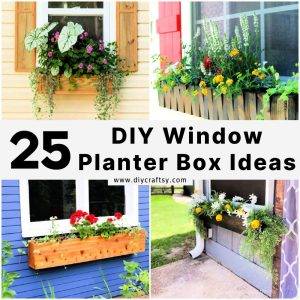 25 DIY Window Planter Box Plans (How to Build)