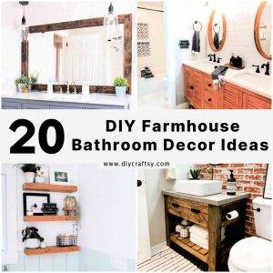 20 Modern DIY Farmhouse Bathroom Decor Ideas to Try