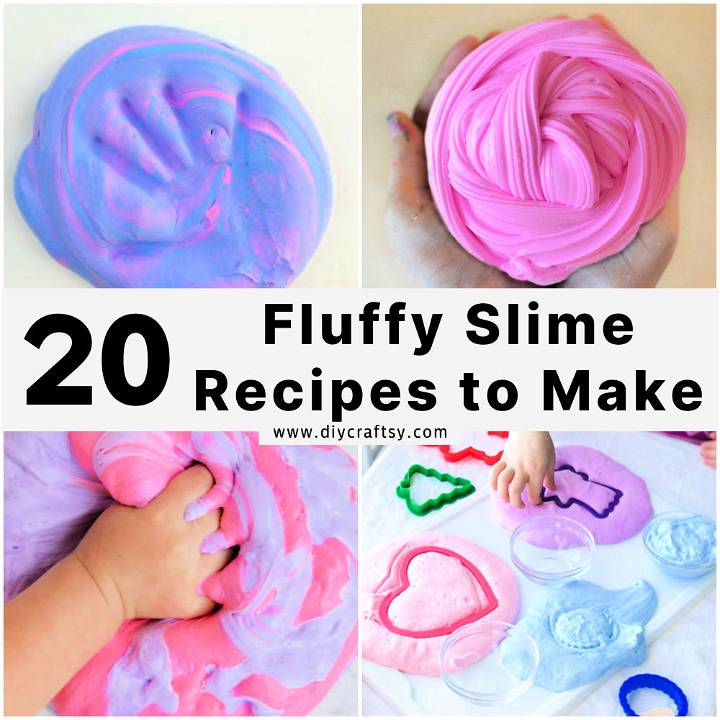 fluffy slime recipes