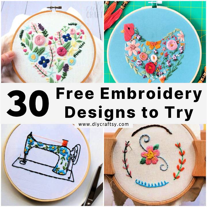 Flower Embroidery Pattern, Colorful Floral Embroidery Tutorial, DIY Instant  Download PDF, Hand Embroidery Pattern, Hand Embroidered Flowers 