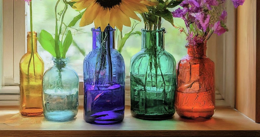 how to tint glass jars