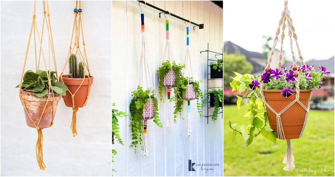 macrame plant hangers