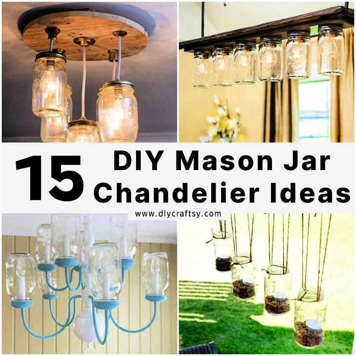 mason jar chandelier ideas