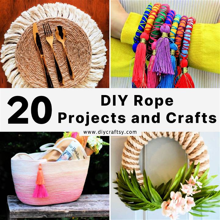 63 Rope Crafts ideas  rope crafts, crafts, rope projects