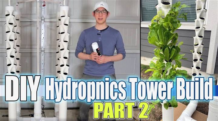 Easy DIY Aeroponics Garden Tower