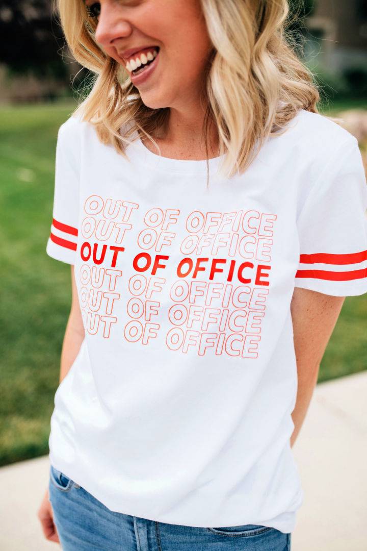 Beautiful out Of Office Graphic Tees