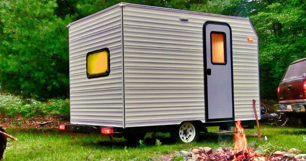 DIY camper from a ratty old popup