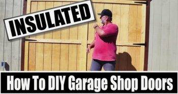 DIY garage shop door