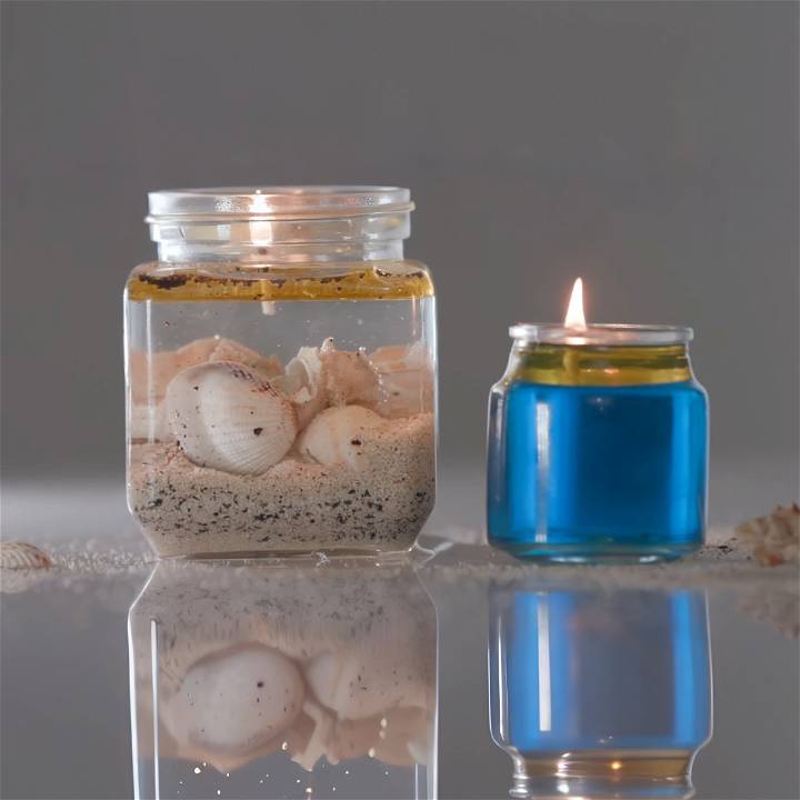 DIY mason jar candles