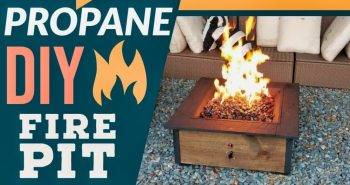 DIY propane fire pit