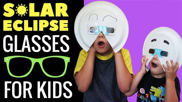 Make Solar Eclipse Glasses for Kids