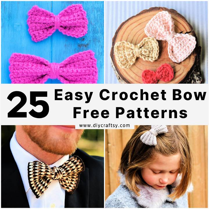 crochet bow patterns