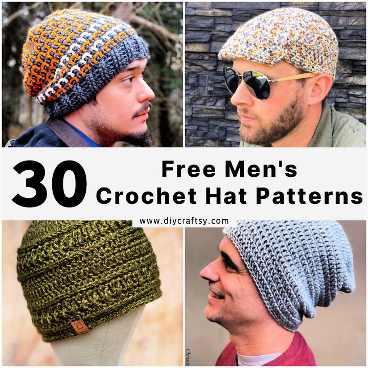 crochet men's hat patterns