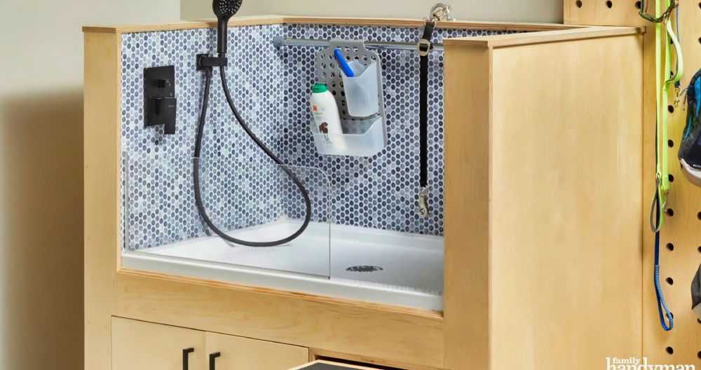 diy dog wash station