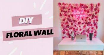 diy flower wall