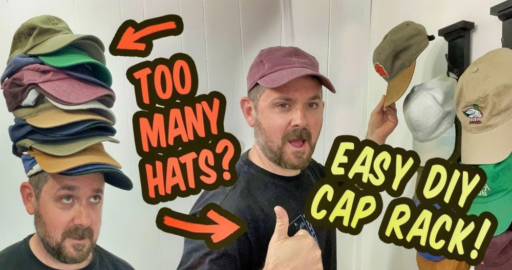 diy hat rack