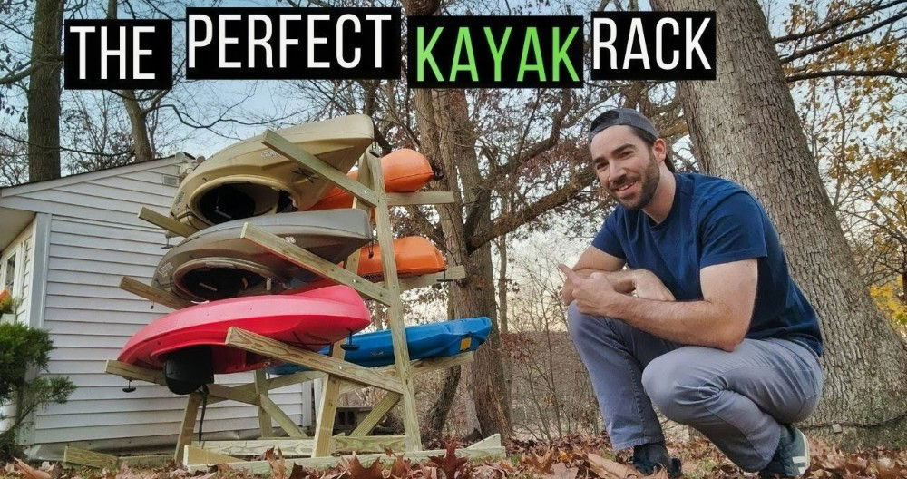 DIY Kayak Rack That Holds Multiple Kayaks