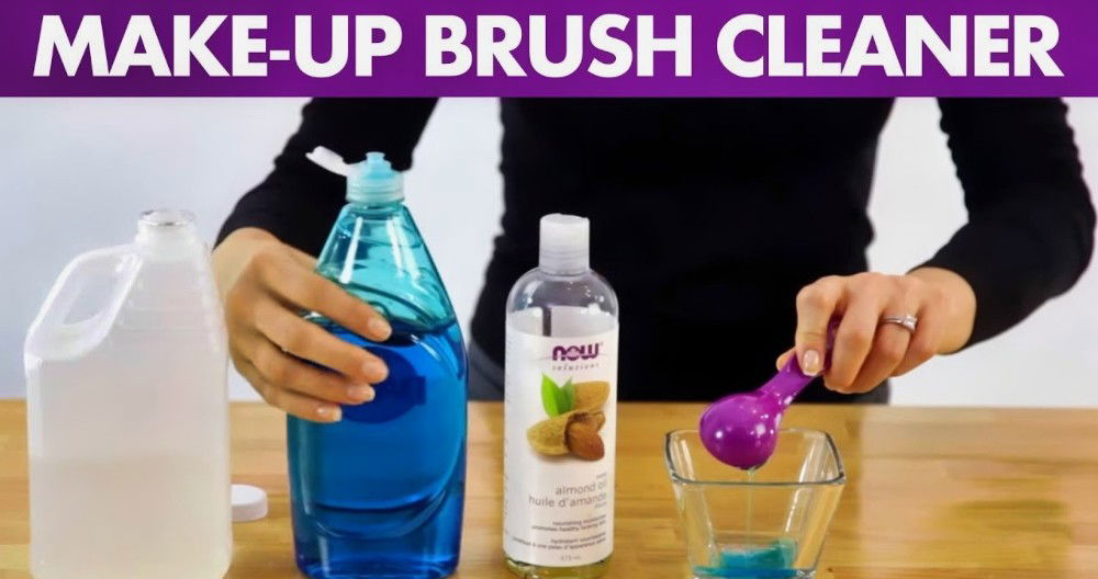 diy makeup brush cleaner