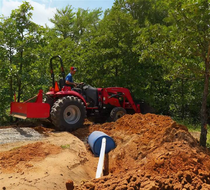 diy septic system on budget