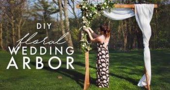 diy wedding arch
