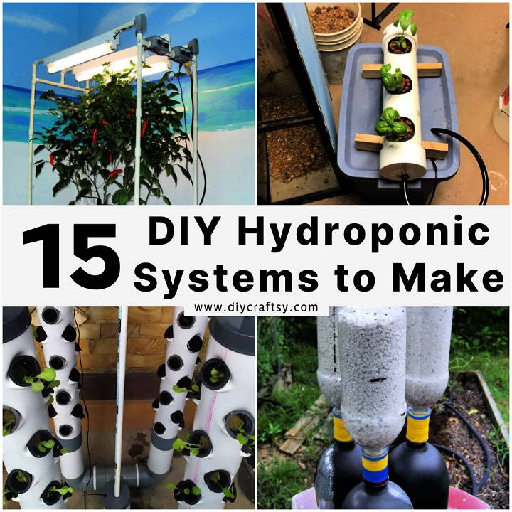 easy DIY hydroponic systems