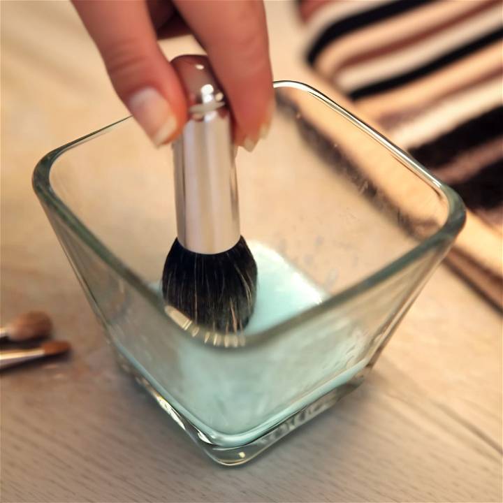 easy diy makeup brush cleaner