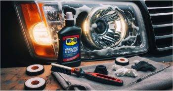 how to clean foggy headlights at home