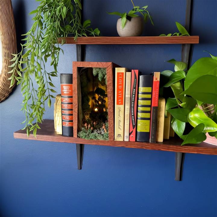 how to make a book nook