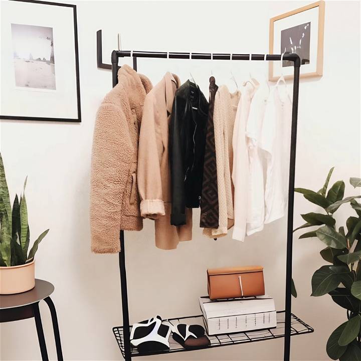 how to make a clothes rack