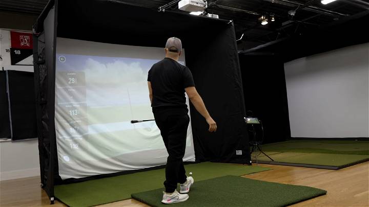 how to make a golf simulator