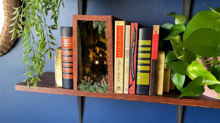 how to make book nook