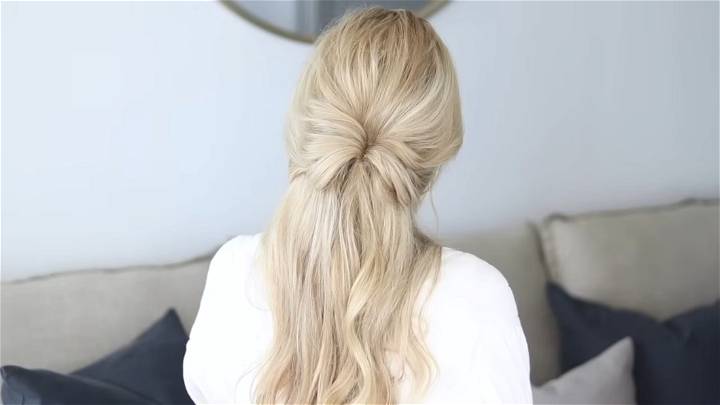 how to style long hair with pony