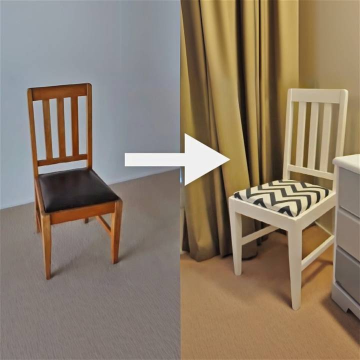how upcycled old chair