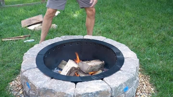 make a smokeless fire pit
