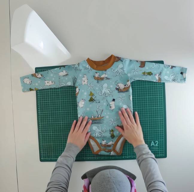 sew baby onesie pattern