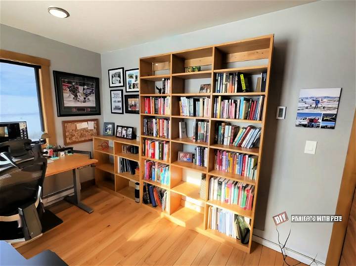 DIY bookshelves to build