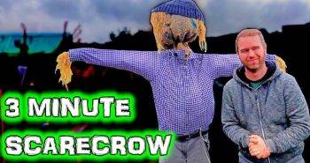 budget friendly diy scarecrow