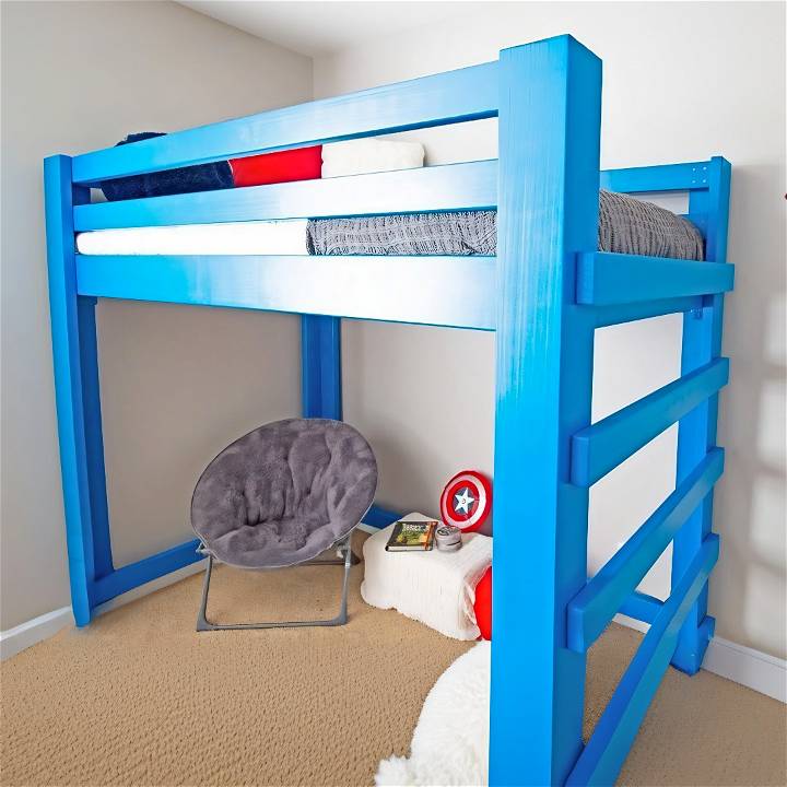 build your kid's dream bed from 2x4's