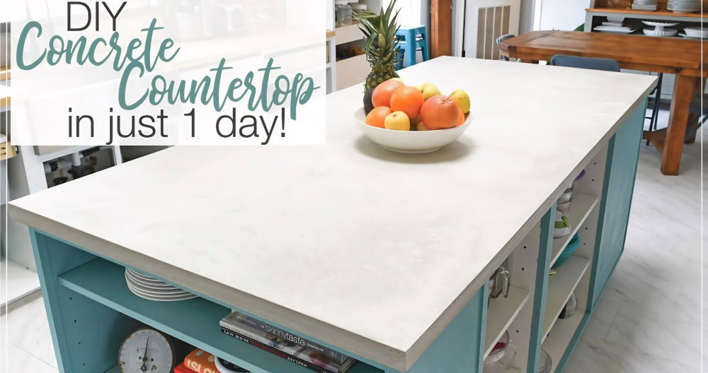 build your own concrete countertops