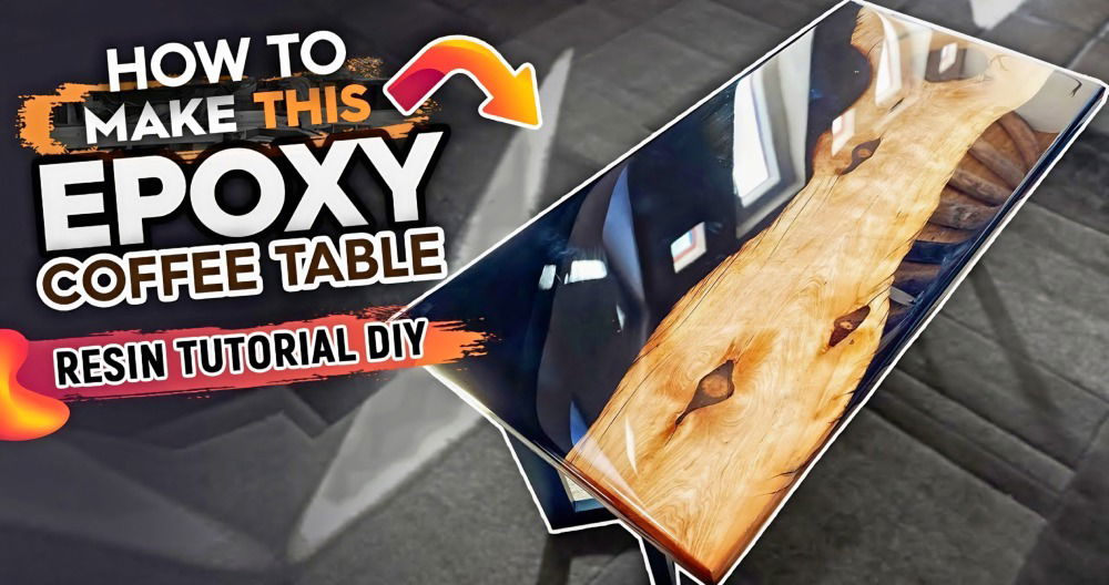 build your own resin coffee table