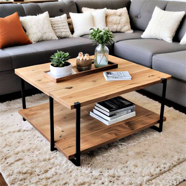 building a modern coffee table