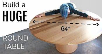 building a round dining table