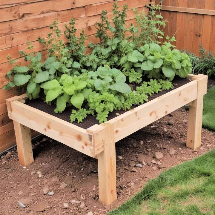 building an elevated garden bed