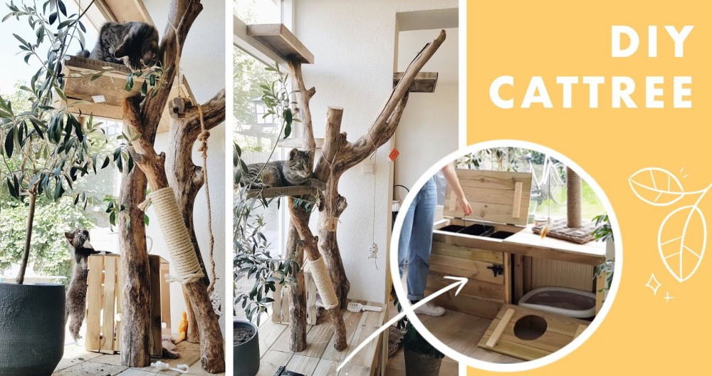 diy cat tree