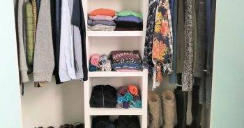 diy closet organizer for cheap