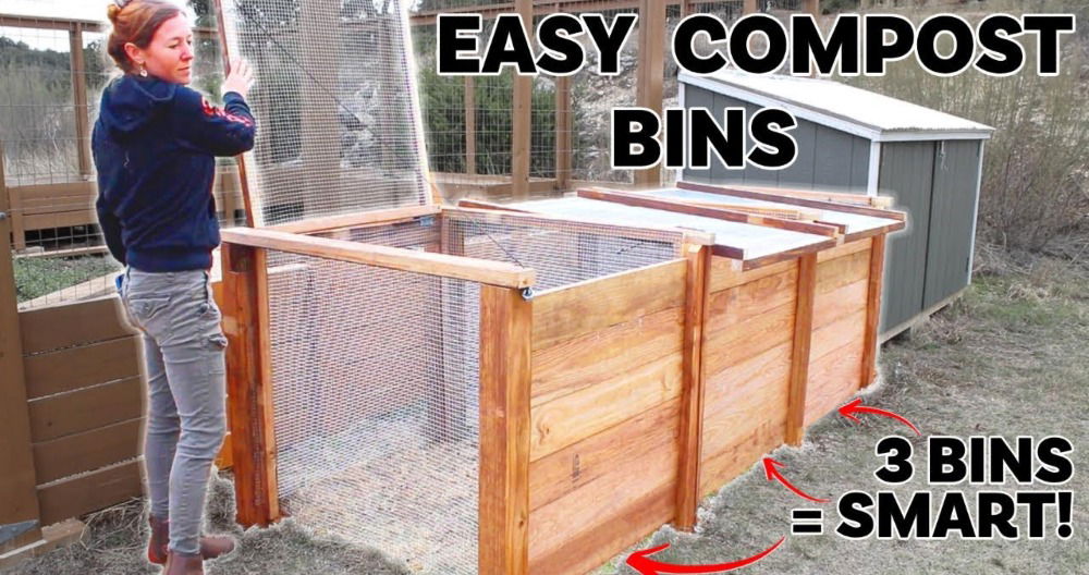 Inexpensive DIY Compost Bin