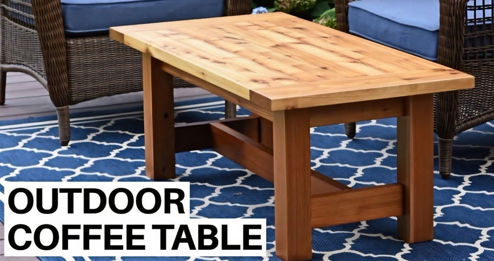 diy outdoor coffee table
