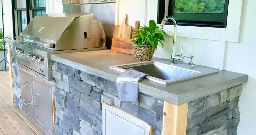 diy outdoor kitchen